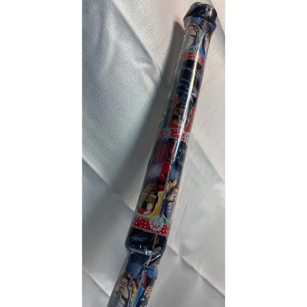 Marvel Avengers Holiday Christmas Wrapping paper 20 sqft -sealed dents